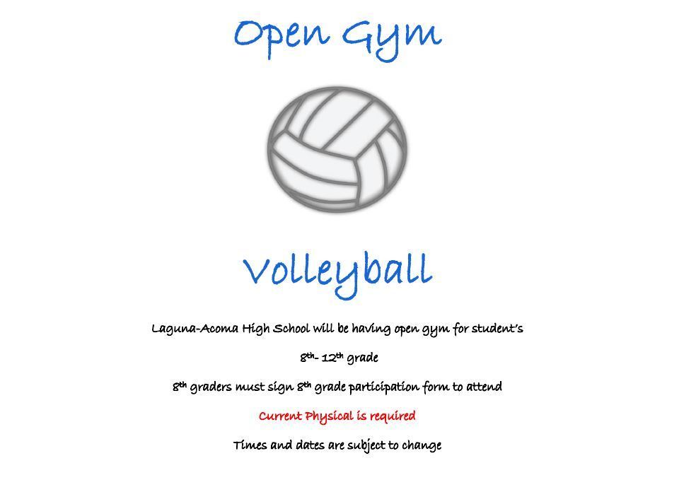 LAHS Open Gym for Volleyball Student-Athletes