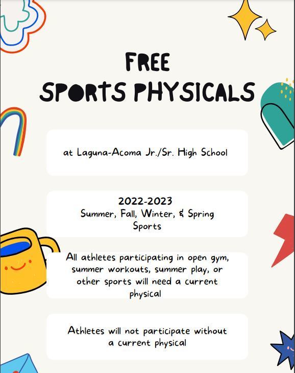 LAHS Free Sports Physicals for Student Athlete's