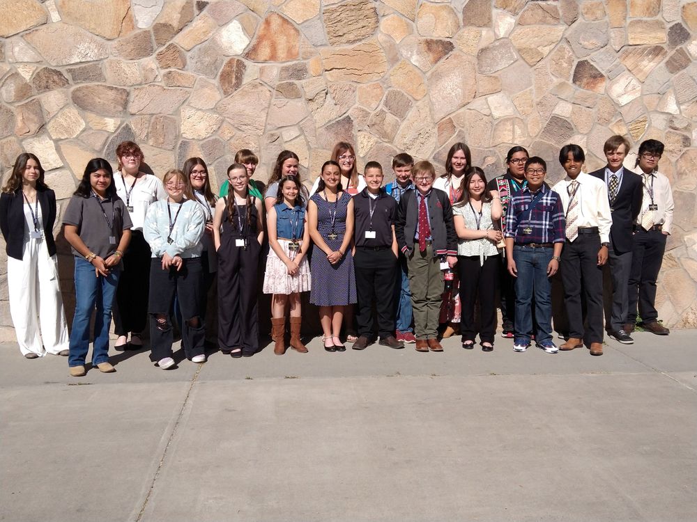 Science Fair Student Group Photo