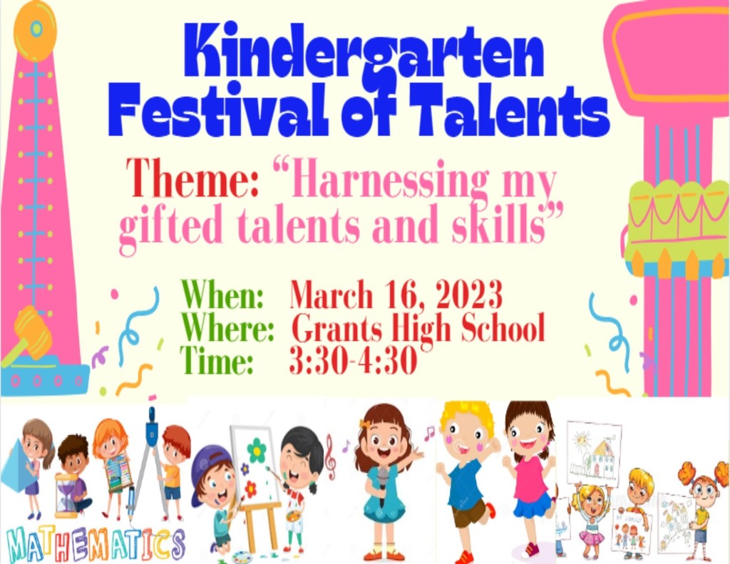 Kinder Festival of Talents Flyer