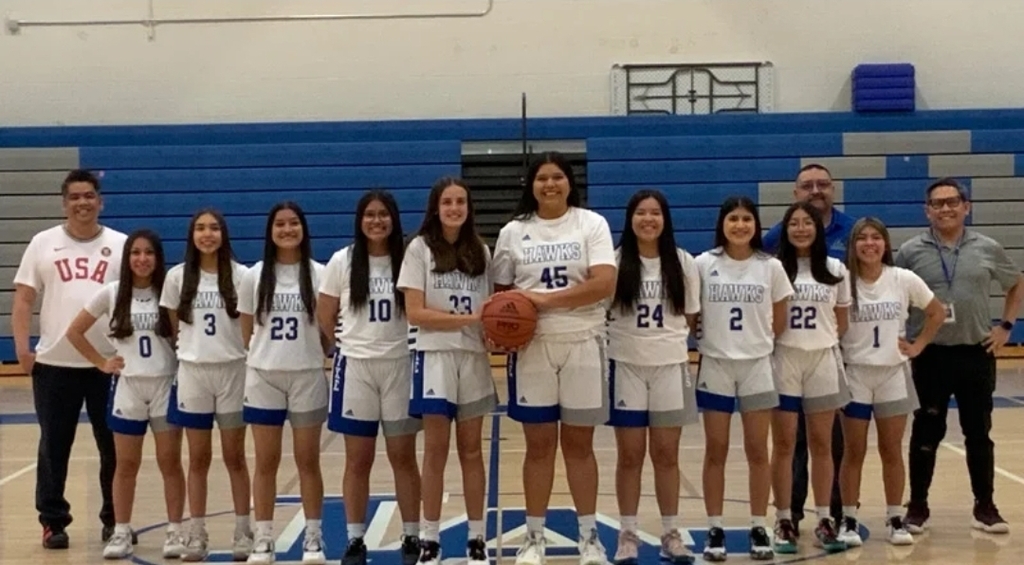 Lady Hawks Basketball Team