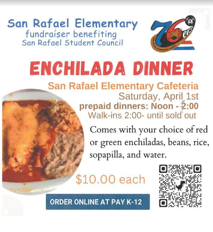 Enchilada Dinner Flyer